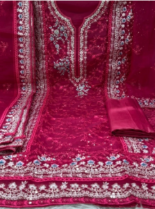 Pure Organza Unstitched Collection – Dragon